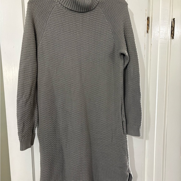 United By Blue Sweaters - United By Blue Textured Gray Turtleneck Sweater Dress